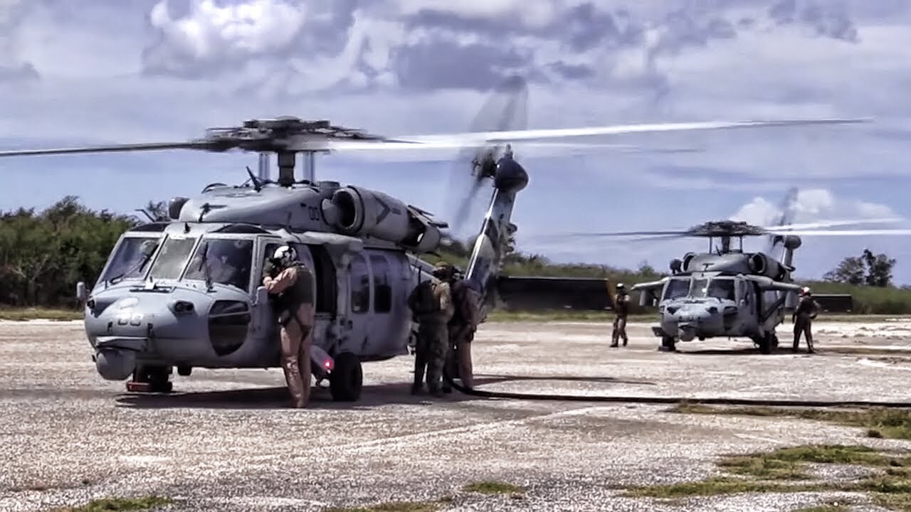 Video thumbnail for USAF Builds A Forward Refueling Point On Tinian Island