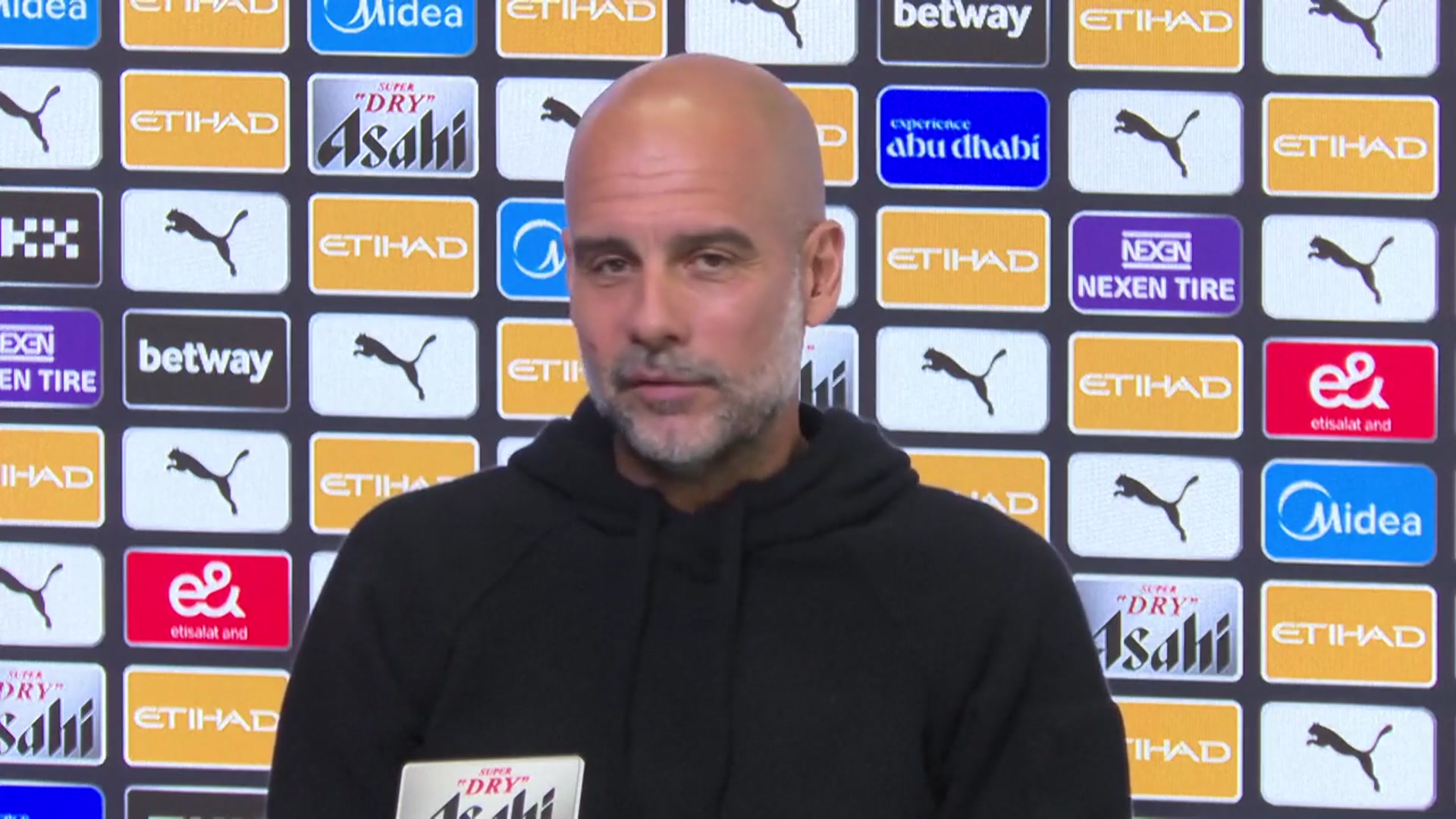 'Video thumbnail for 'Hopefully we have him for many years' - Guardiola on in-form Haaland'