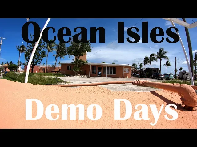 Video thumbnail for Demolition Days are Here at Ocean Isles Fishing Village!