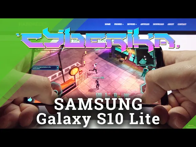 Video thumbnail for Samsung Galaxy S10 Lite - Cyberika Gameplay on 60 FPS