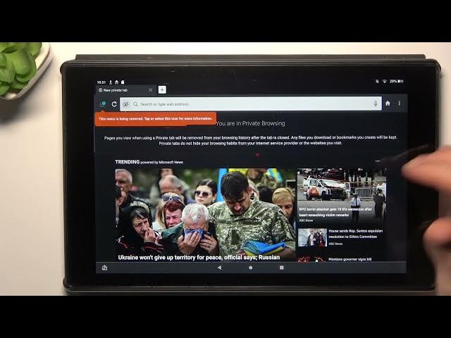 Video thumbnail for How to Enable Incognito Mode on Amazon Tablet HD 10? How to Open Private TAB in Popular Web Browsers