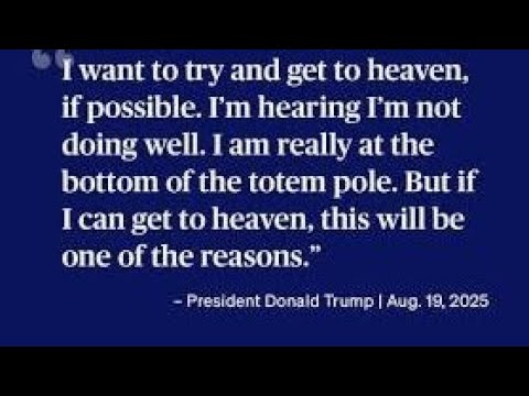 Video thumbnail for Trump wants to go to heaven #livestreaming #livestream #live