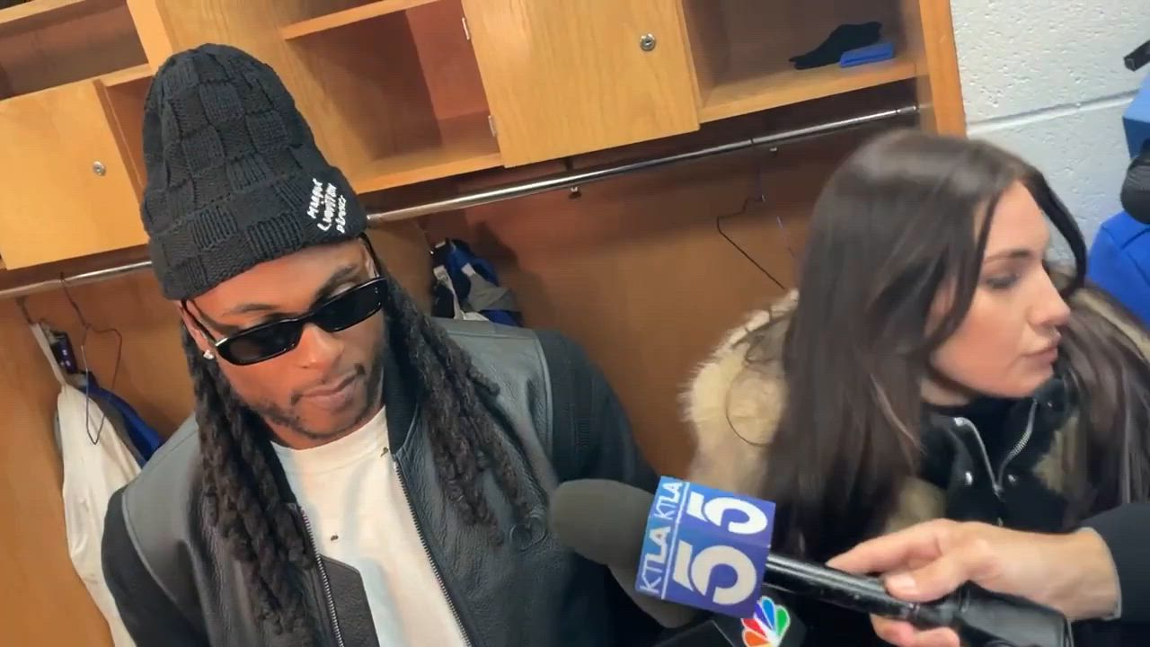 Video thumbnail for Los Angeles Rams WR Davante Adams on the Last Time in Seattle and More