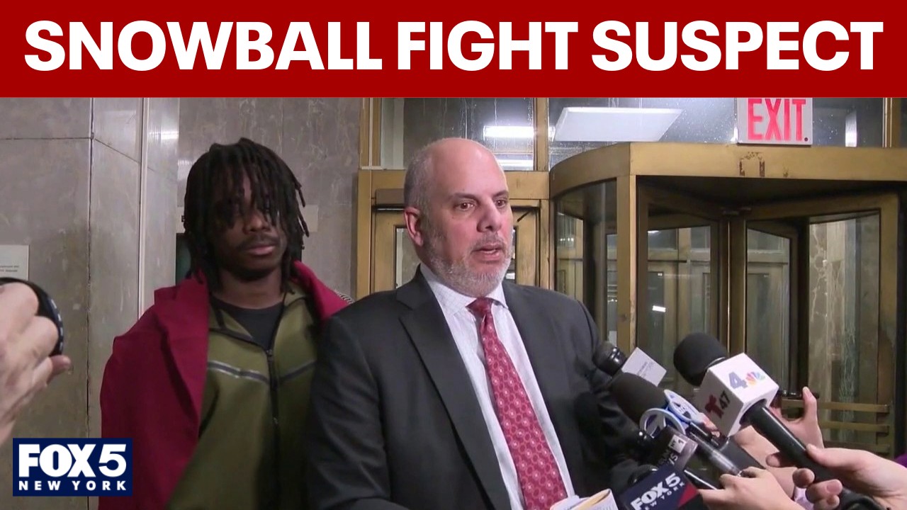 Video thumbnail for Suspect accused of pelting officers with snow released from custody