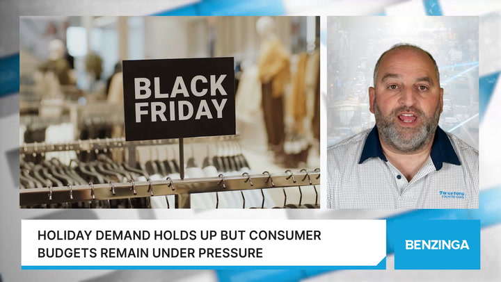 Video thumbnail for Holiday Demand Holds Up But Consumer Budgets Remain Under Pressure