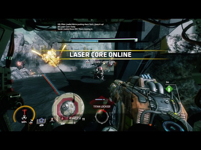 Video thumbnail for Titanfall 2 - Trial By Fire: Sarah Briggs Speech & Titan Battle at Giant Wall Gameplay Sequence PS4