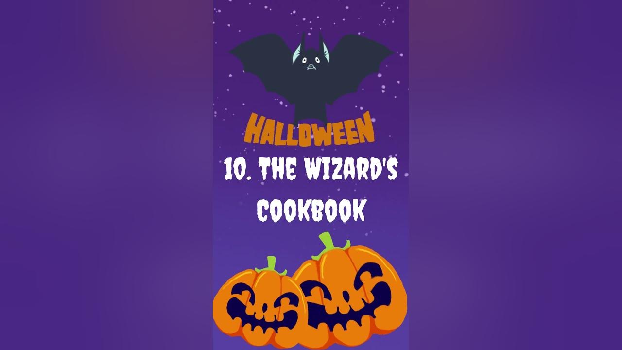 Video thumbnail for 15 Best Recipes Books and Cocktail Books for Halloween #shorts