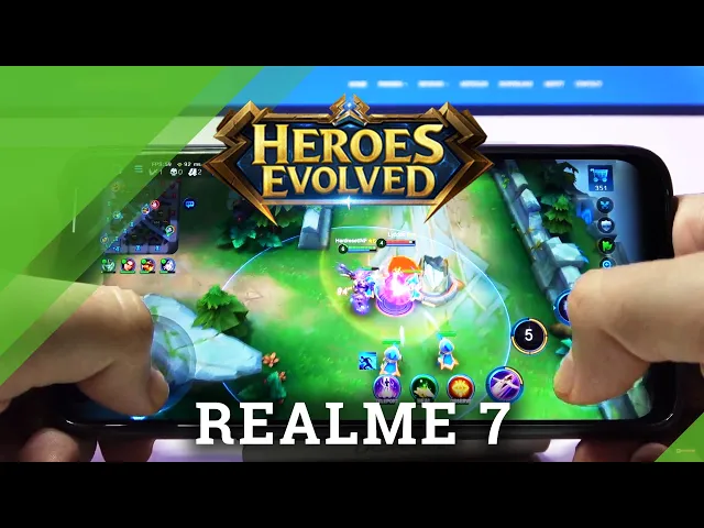 Video thumbnail for Realme 7 - MOBA Games - Evolved Heroes!