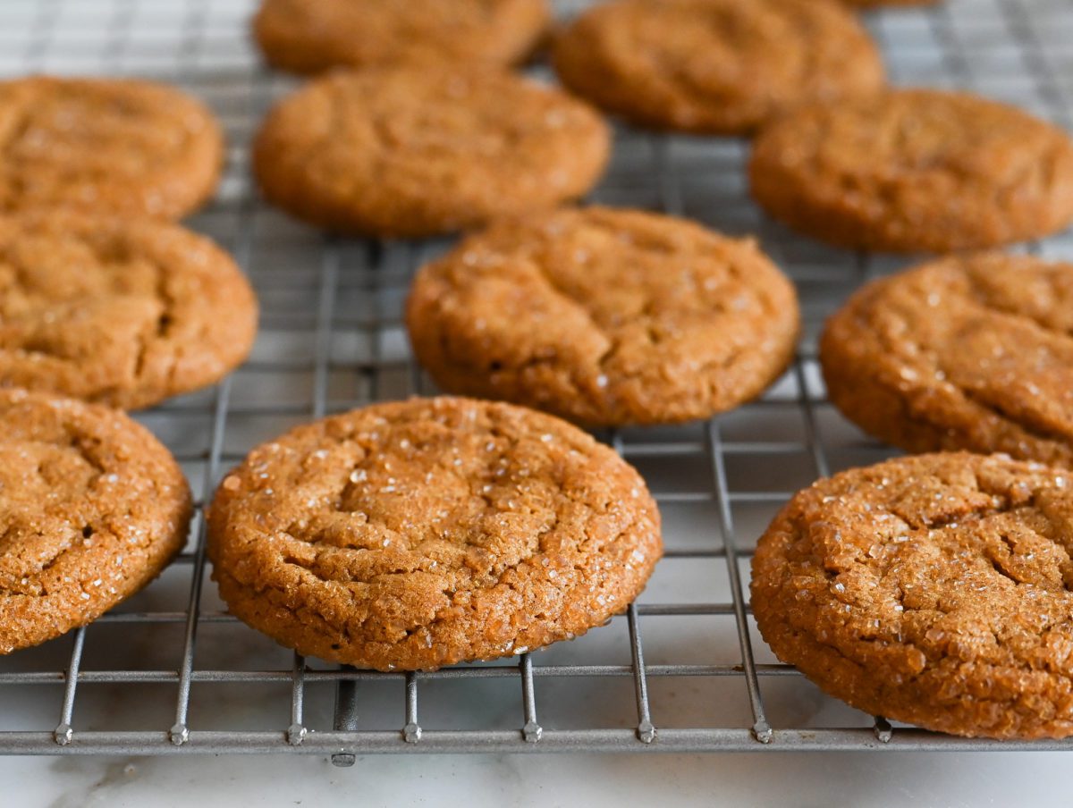 'Video thumbnail for Old-Fashioned Molasses Cookies Recipe'
