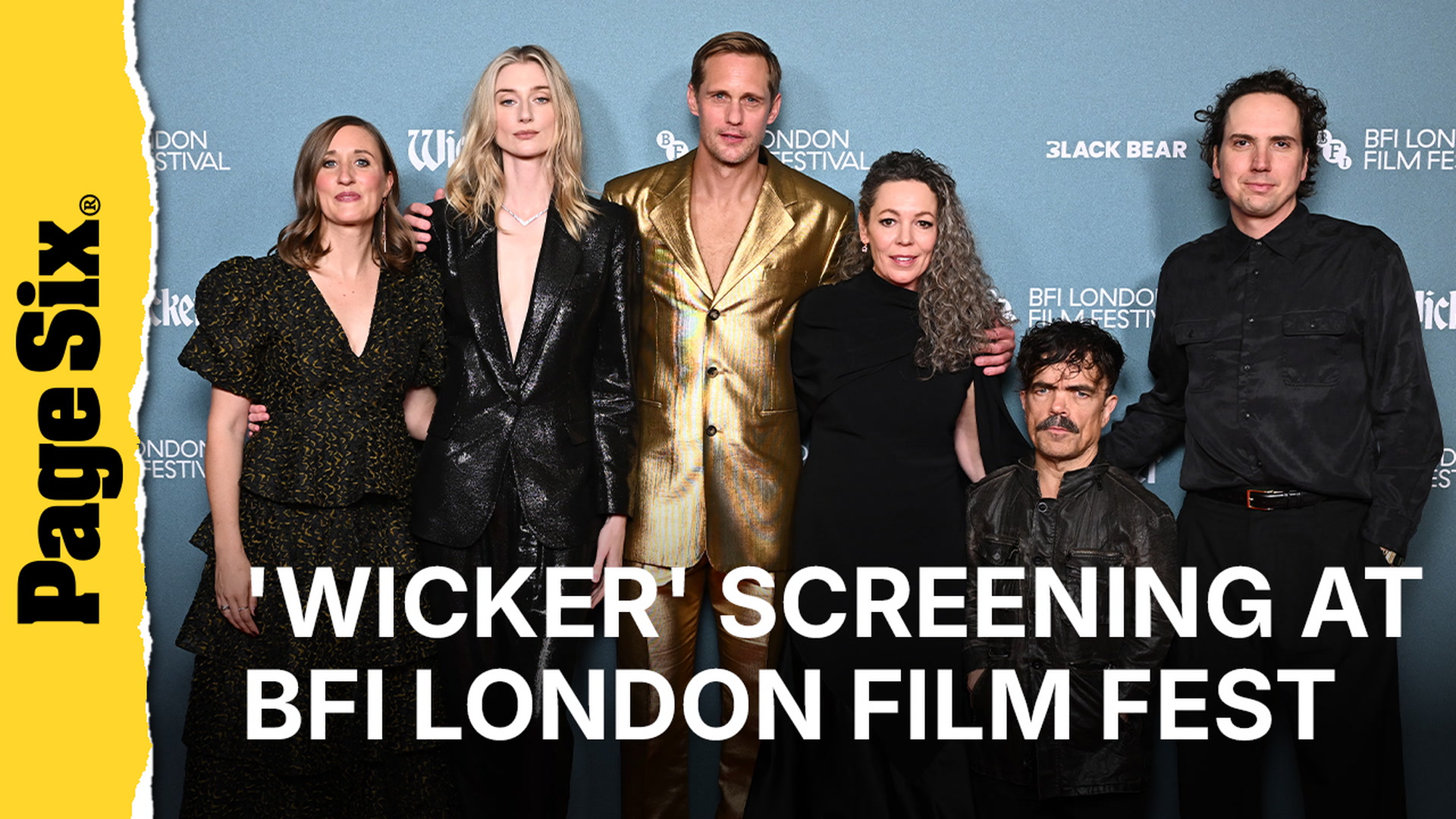 Video thumbnail for Olivia Colman, Peter Dinklage, Alexander Skarsgård and more spotted at 'Wicker' screening