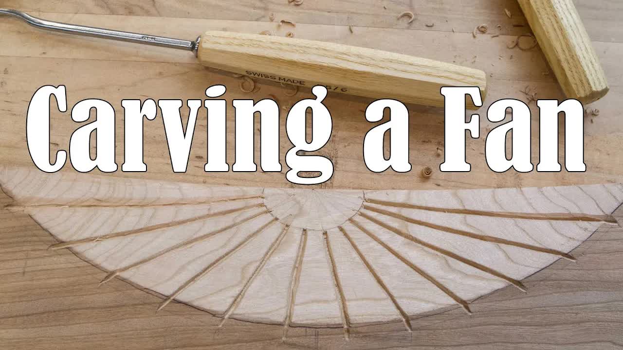 Video thumbnail for Carving a Concave Fan
