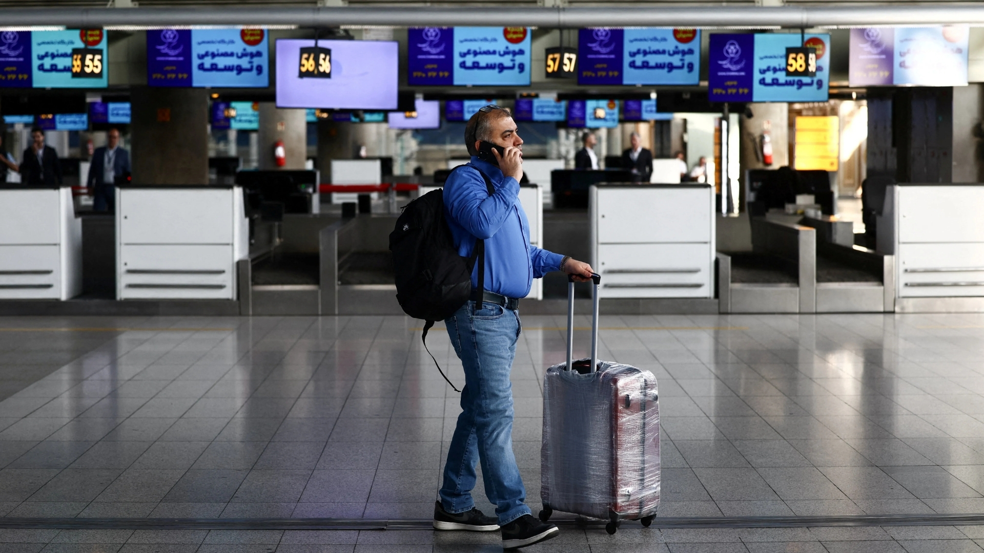 Video thumbnail for Iran airports reopen: Flights return, but economic strain remains
