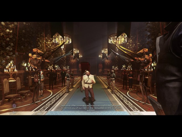 Video thumbnail for Dishonored 2 - A Long Day In Dunwall: (Jessamine Ceremony) Delilah & Luca Abele Coup Sequence