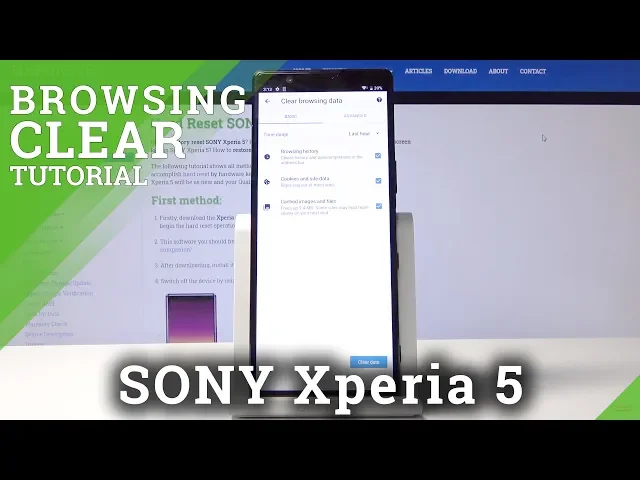 Video thumbnail for How to Clear Browser Data in SONY Xperia 5 – Browser Settings
