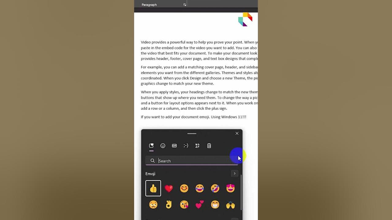 Video thumbnail for Windows 11 emoji keyboard shortcut !
