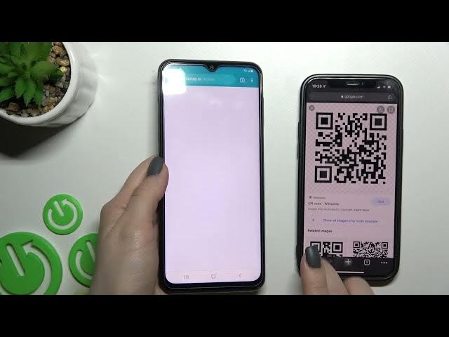 Video thumbnail for Samsung Galaxy M23 - How To Scan QR Codes