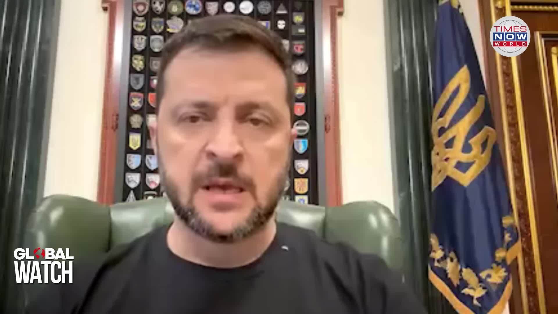'Video thumbnail for 'We Won’t Give Russia..' Zelenskyy Slams Putin Before Peace Talks, Says 'No Compromise On Land Swap''