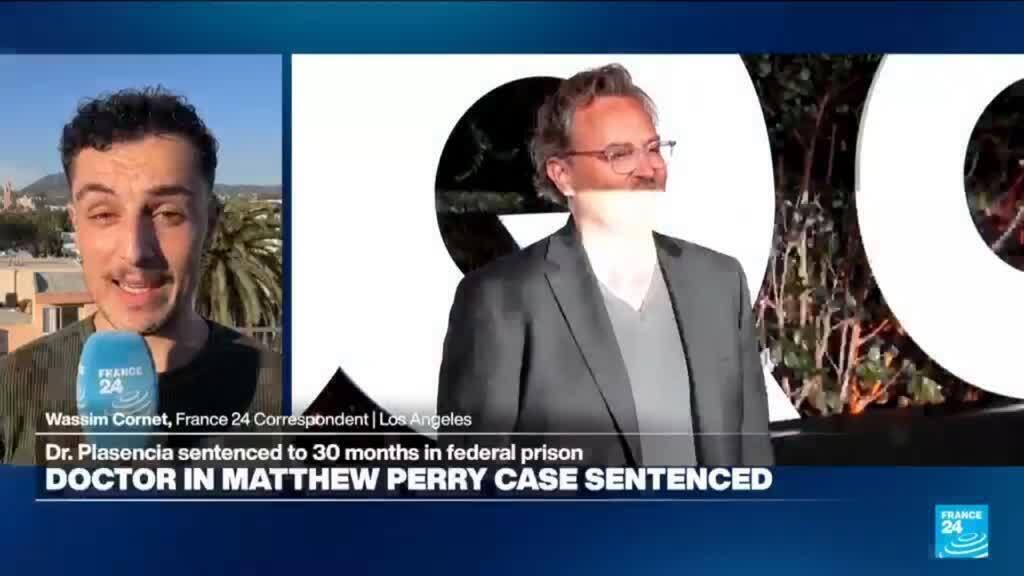 Video thumbnail for Doctor in Matthew Perry overdose case sentenced to 2-1/2 years in prison