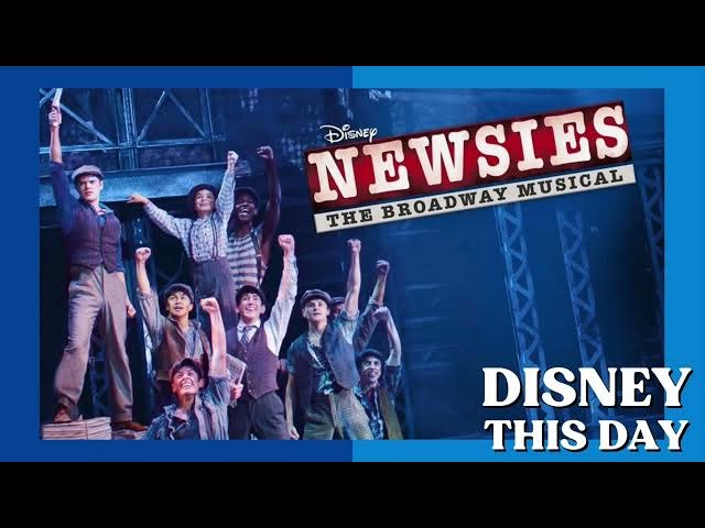 Video thumbnail for Newsies: The Musical | DISNEY THIS DAY | September 25, 2011