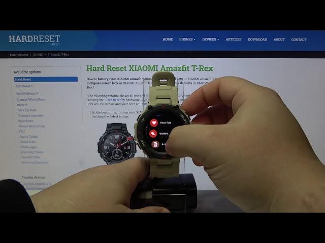 Video thumbnail for How to Customize & Use Quick Launch in XIAOMI Amazfit T-Rex