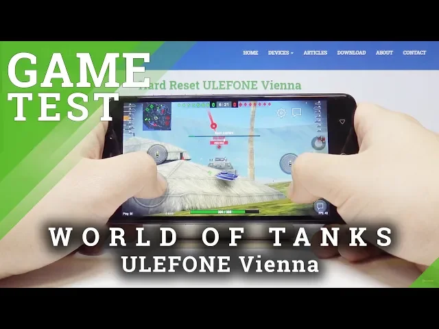 Video thumbnail for How to Test World of Tanks on ULEFONE Vienna – Check Performance