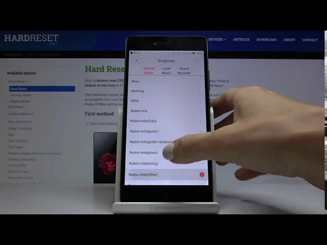 Video thumbnail for How to Change Ringtone in ZTE Nubia Z9 Max - All Avaliable Ringtones for ZTE