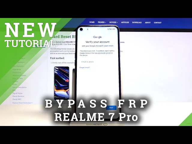 Video thumbnail for How to Unlock FRP in REALME 7 Pro – Skip Google Verification