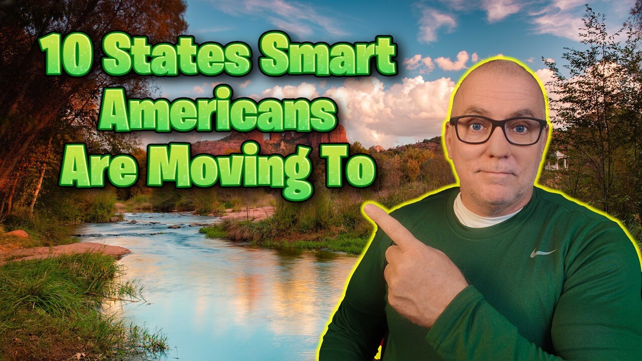 'Video thumbnail for 10 States Smart Americns Are Moving to.'