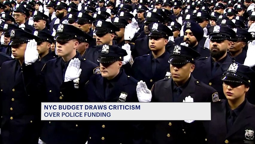 Video thumbnail for NYC leaders reach budget deal as debate over police funding continues