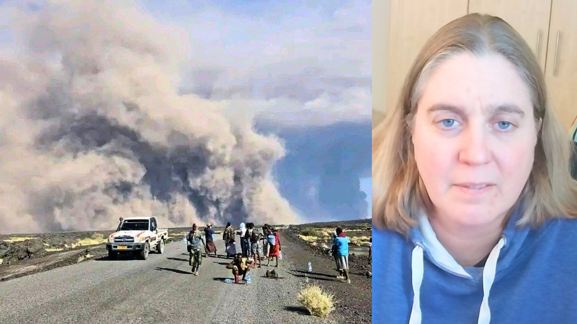 Video thumbnail for Ethiopian volcano erupts after lying dormant for 12,000 years