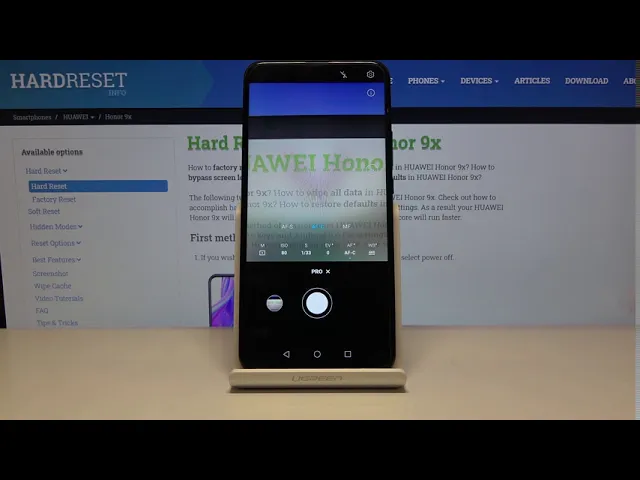 Video thumbnail for Camera Pro Mode in Honor 9x – Manage Camera Cool Features