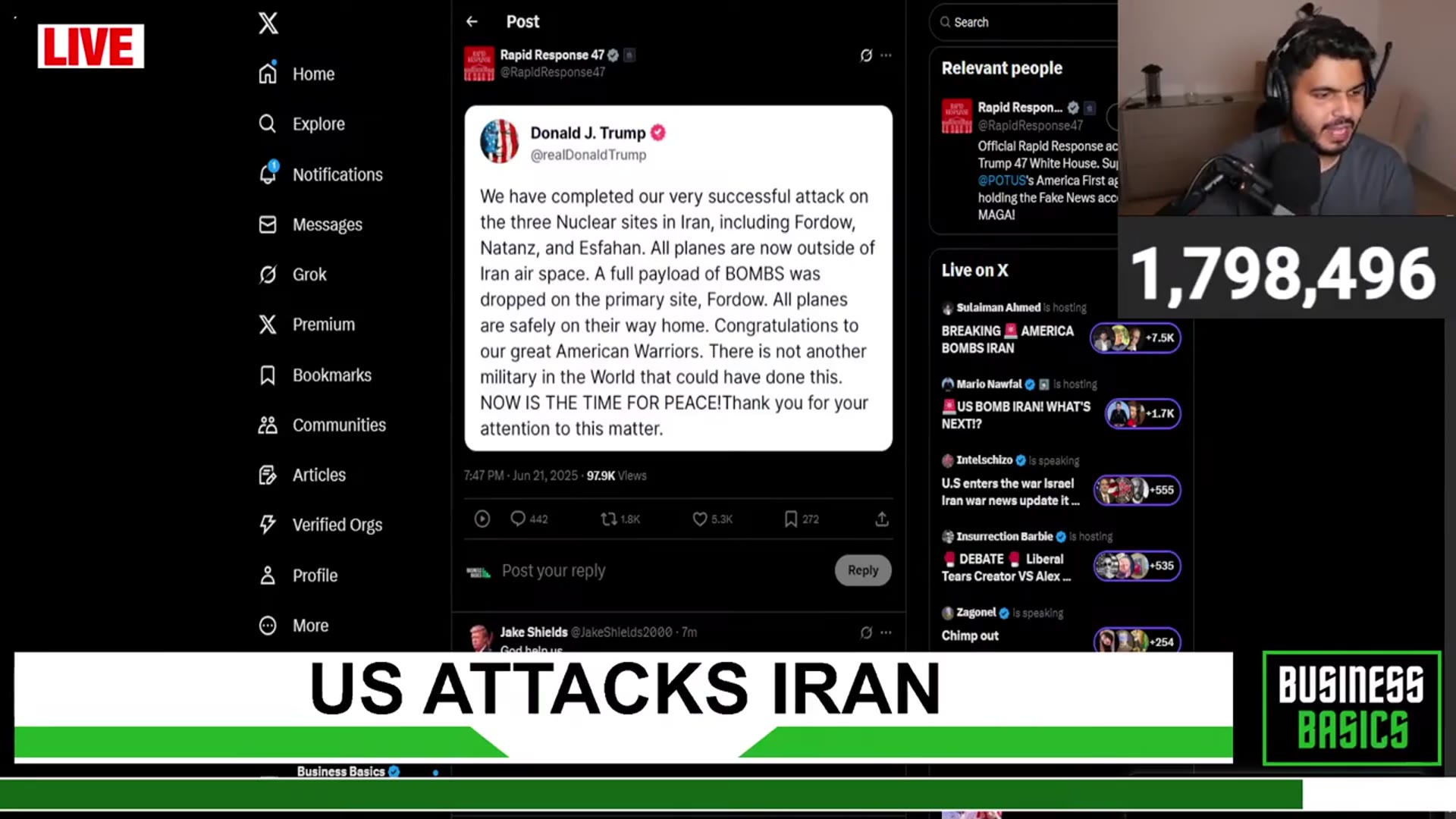 Video thumbnail for Business Basics: us attack on iran: escalating tensions over nuclear sites?