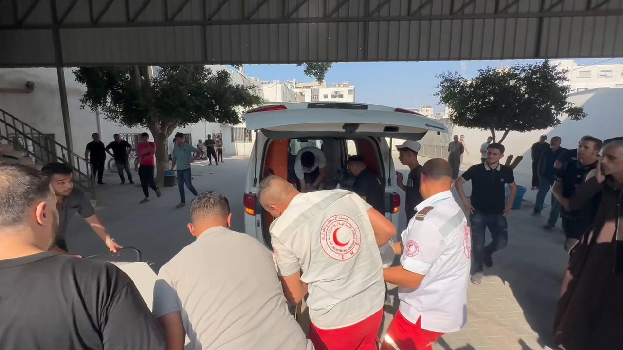 Video thumbnail for Israeli Strike Leaves Two Seriously Injured.