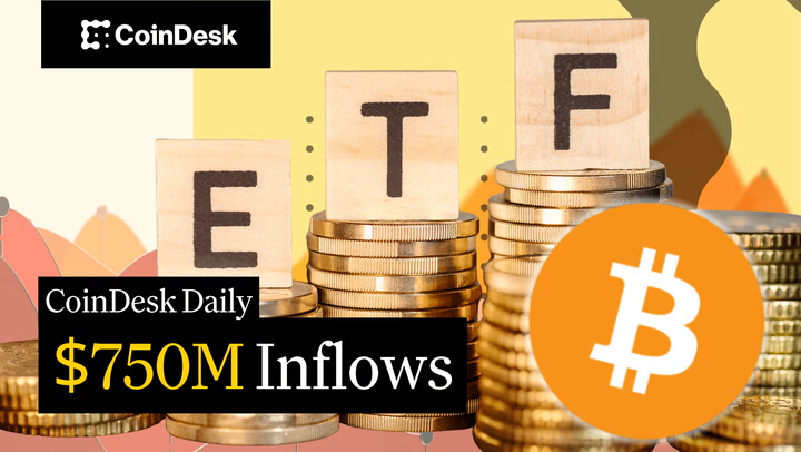 Video thumbnail for Bitcoin above $95K as spot BTC ETFs score largest inflow since October