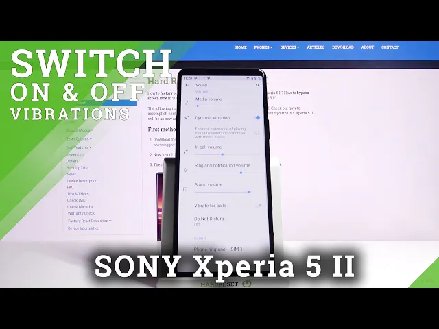 Video thumbnail for How to Open Vibrations Settings in Sony Xperia 5 II - Change Vibration Settings