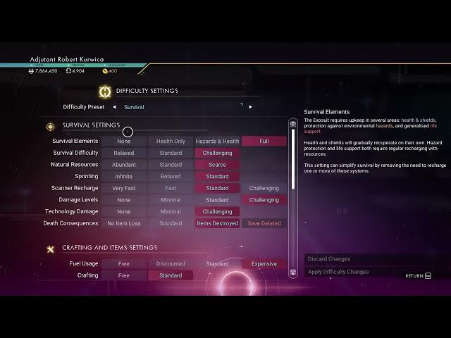 Video thumbnail for How To Change Difficulty Settings In No Man's Sky