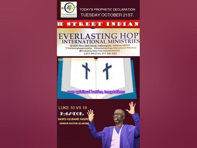 Video thumbnail for PROPHETIC DECLARATION