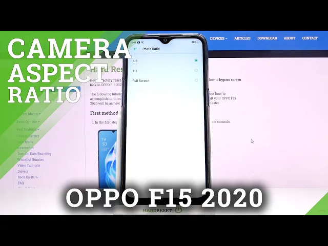 Video thumbnail for How to Change Aspect Ratio in OPPO F15 2020 – Find Ratio Options