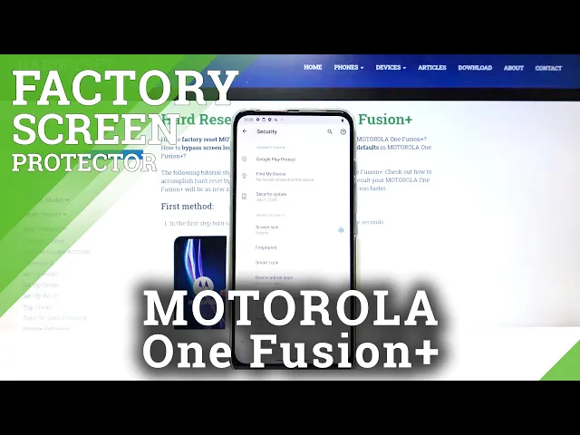 Video thumbnail for How to Add Fingerprint on Motorola One Fusion+ | Screen Procetion
