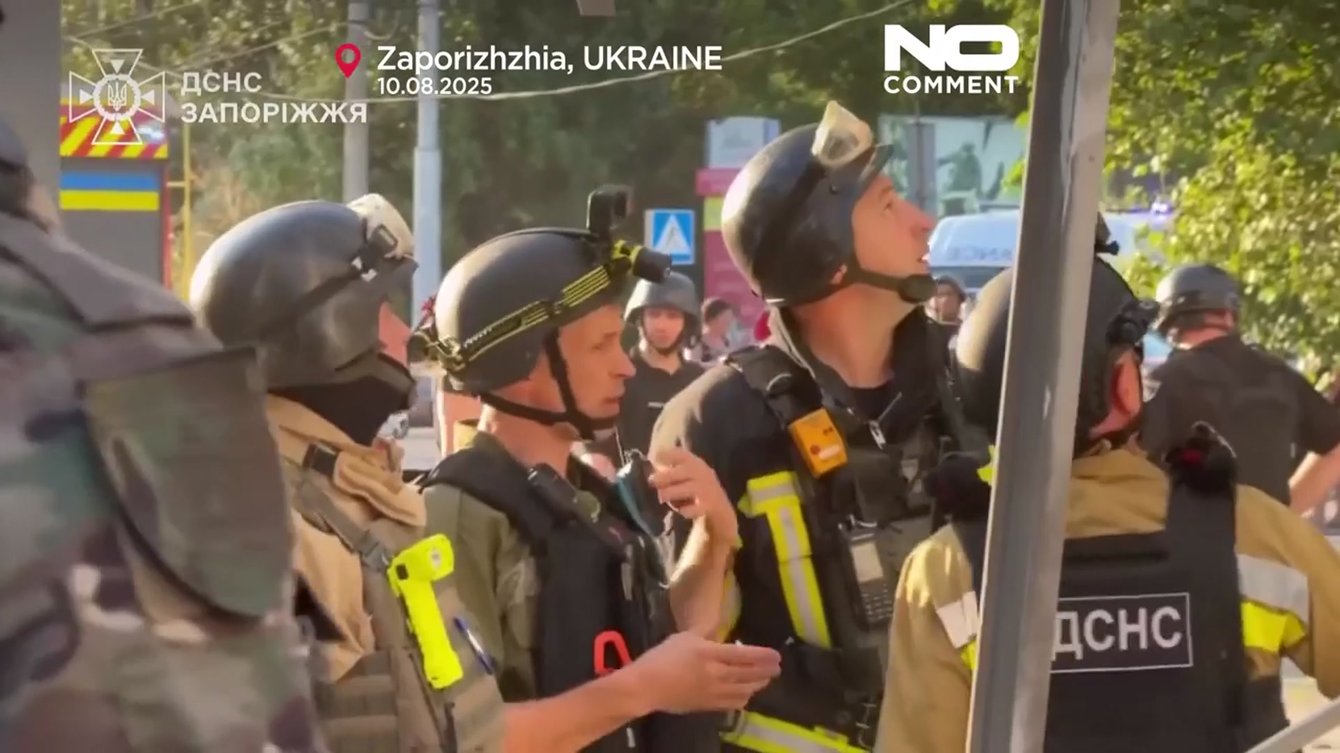 'Video thumbnail for At least 20 injured in Russian strike on southern Ukrainian city'