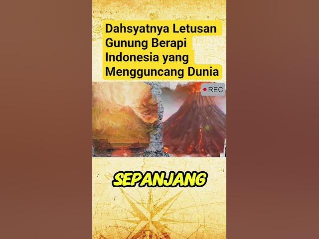 Video thumbnail for Sejarah Letusan Gunung Berapi Terbesar: Dari Toba Hingga Krakatau