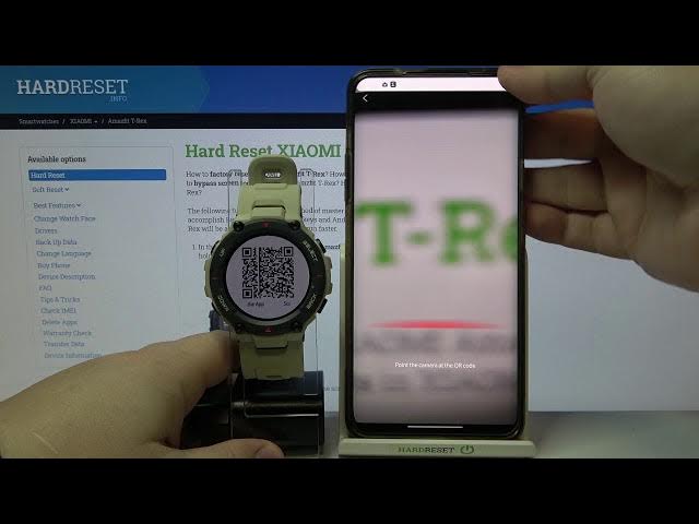 Video thumbnail for How to Pair XIAOMI Amazfit T-Rex with Phone via Zapp App