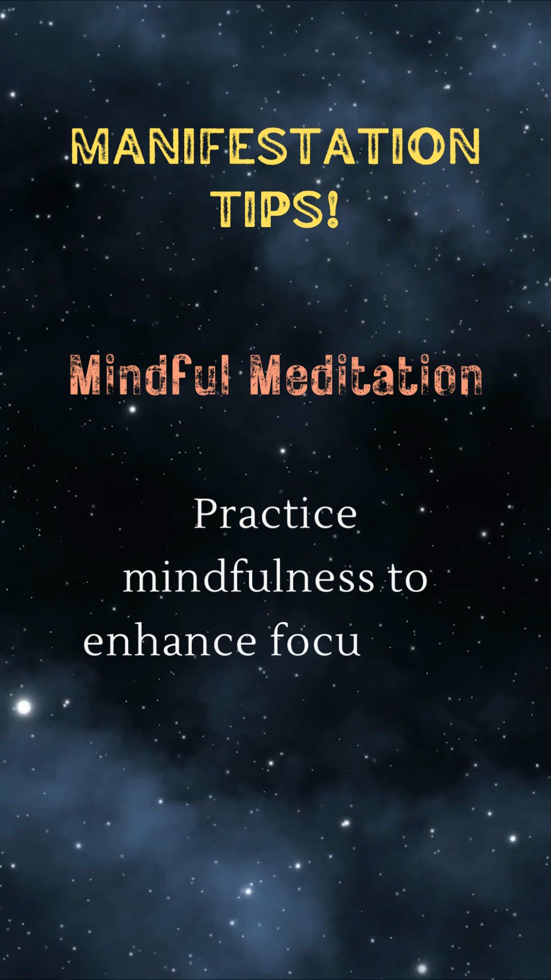 'Video thumbnail for Manifestation Tips!'