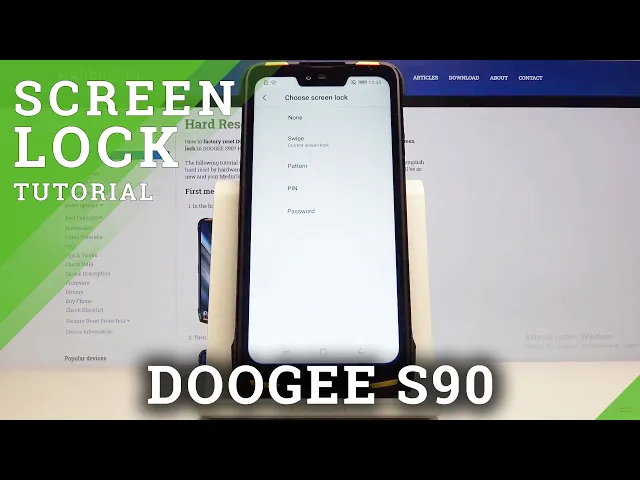 Video thumbnail for How to Change Lock Method in Doogee S90 – Adjust Type of Screen Lock