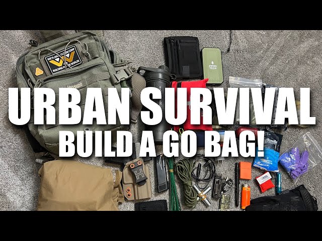Video thumbnail for Build an Urban Survival Kit Go Bag!
