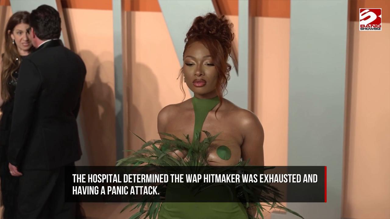 Video thumbnail for Megan Thee Stallion feared she’d had a stroke.