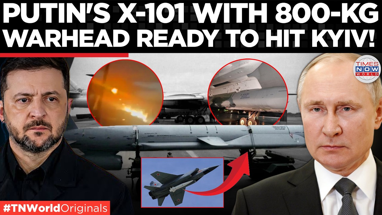 Video thumbnail for RUSSIA'S X-101 UPGRADE: 40–50 Missiles Monthly, Kh-101 Warhead Power Doubled | Times Now World