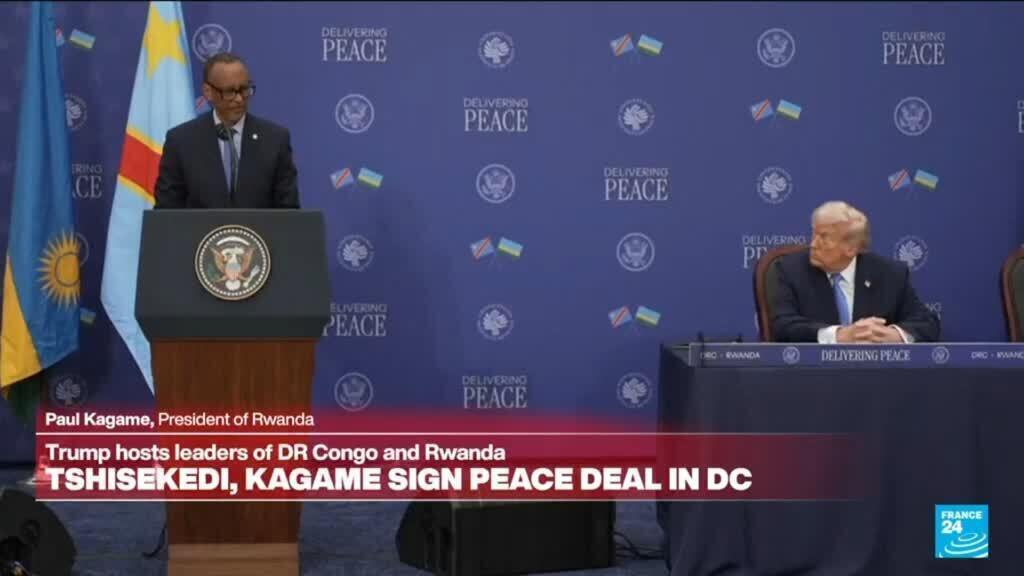 Video thumbnail for DRC-Rwanda accord: 'Another episode of Trump comedy show disconnected from reality on the ground'