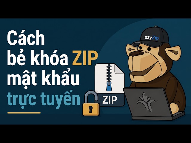 Video thumbnail for 📦 Cách Bẻ Khóa Mật Khẩu ZIP Trực Tuyến Miễn Phí | Không Cần Cài Đặt Phần Mềm