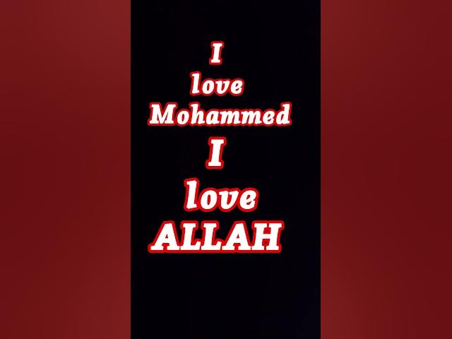 Video thumbnail for I love Mohammed #islamicshorts #love #mohammad #shorts #shortvideo #ytshorts